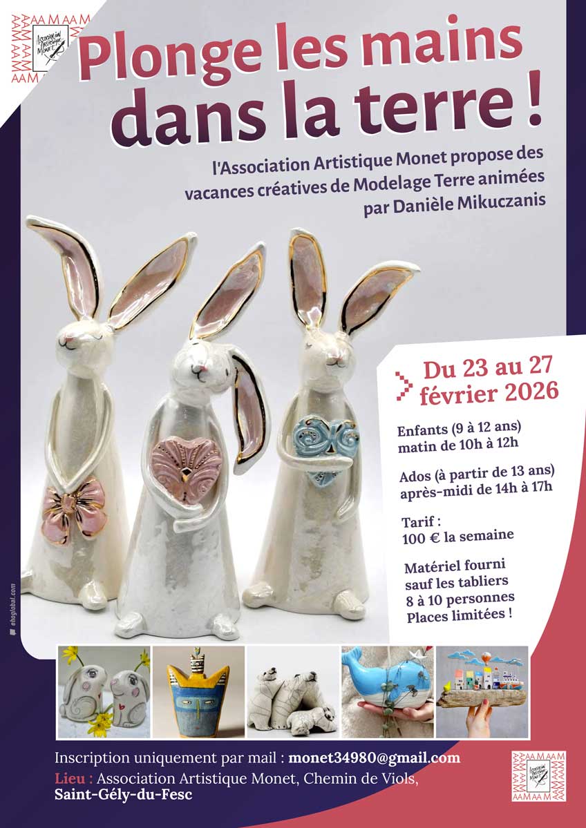 Flyer stage Modelage